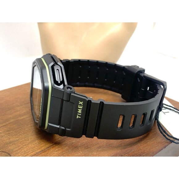Timex Men's Watch TW2V59800 Command Encounter Digital Quartz Indiglo Black 45mm - Picture 10 of 15